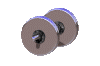 spinning dumbbell